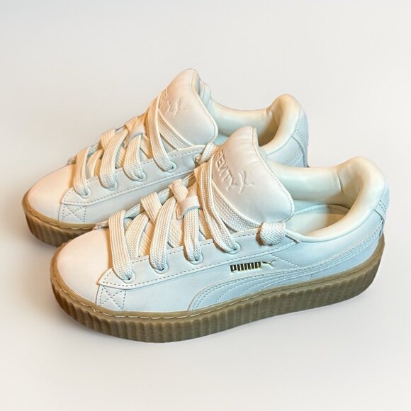 PUMA Fenty x Creeper Phatty Earth Tone Pack Women's Size 7 Warm White 396813-03 - Picture 1 of 14